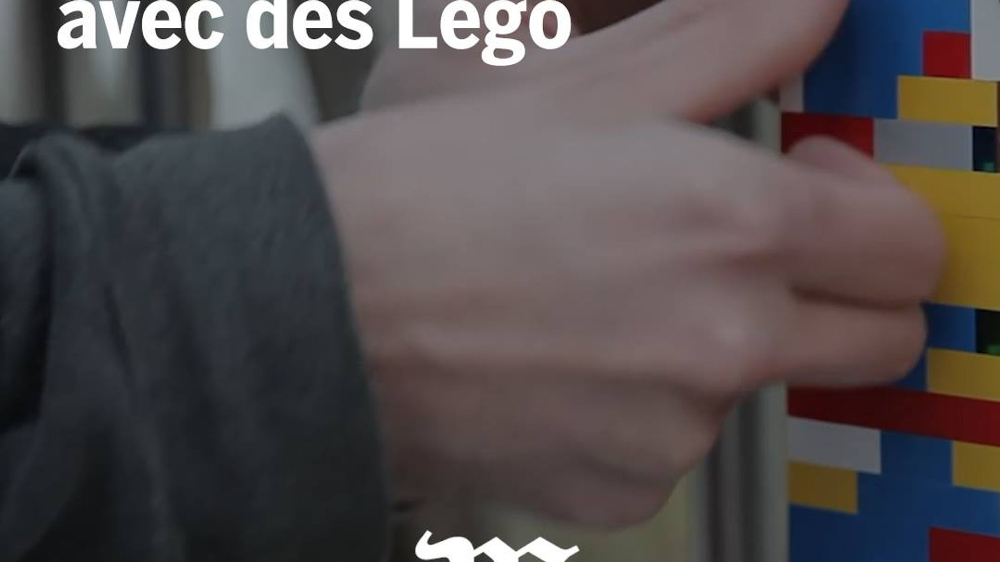 Il répare des murs du monde entier avec des Lego colorés